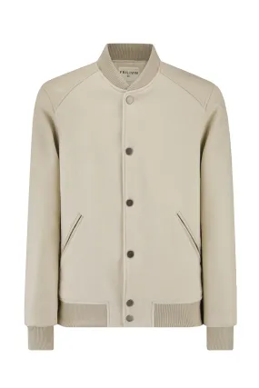 Bomberjacke aus zwei Materialien