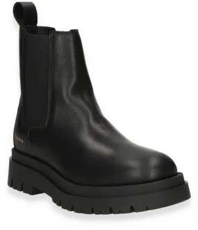 CPH1004 Damen-Boots aus Leder 102001000093 (Schwarz)