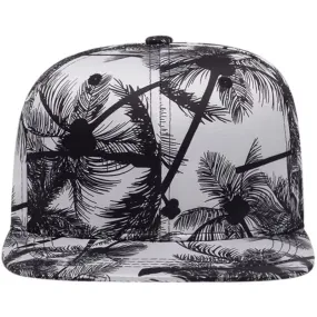 Kalifornien Beach Cap Schwarz – Palmen Snapback Kappe